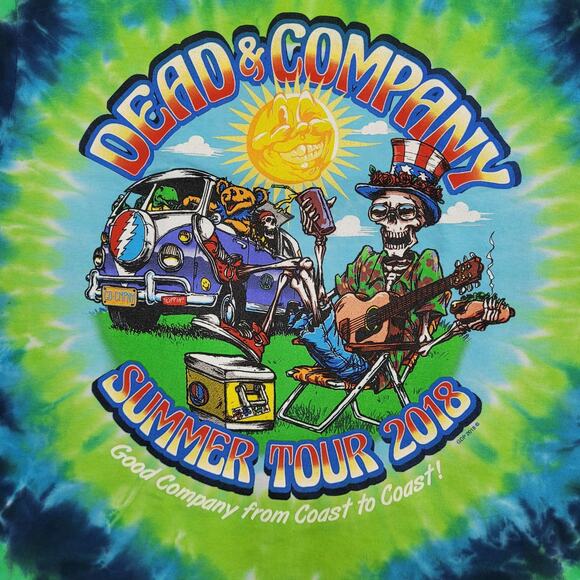 Grateful-Dead Shirt S/M 19x26 Tie-Dye Blue - Picture 12 of 14